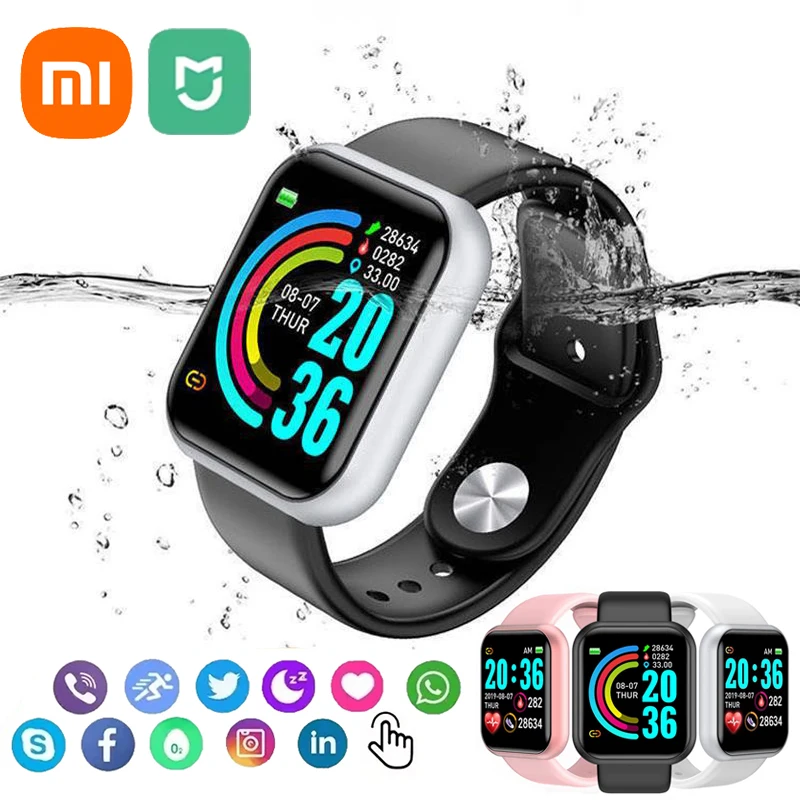 Xiaomi Original HOT Smart Watch Men and Women Wristwatches Smartwatch Electronic Clock Fitness Monitor Birthday Gift  Bracelet