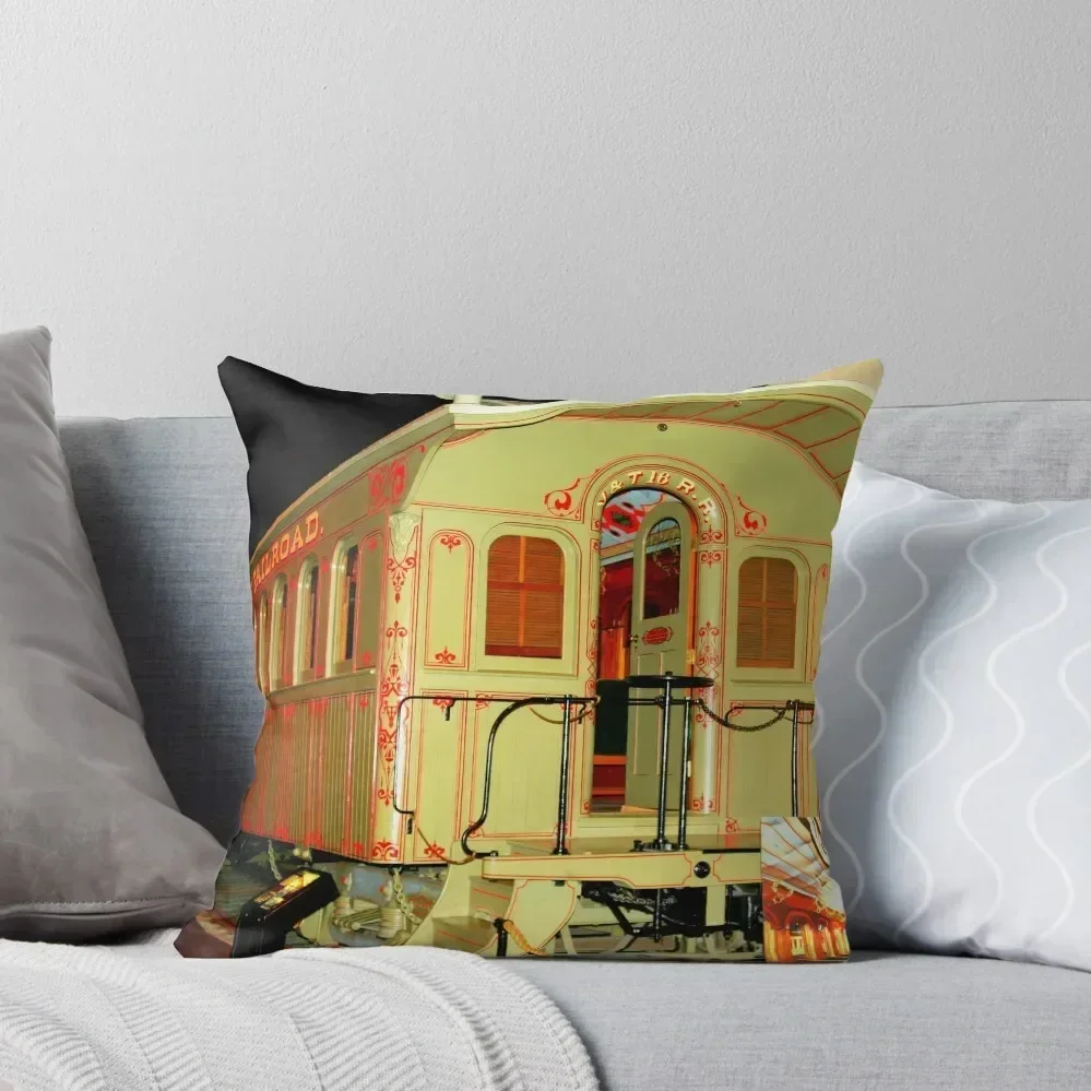 

Virginia and Truckee Railroad Car #16 Throw Pillow Anime Room decorating items New year covers for pillows pillow