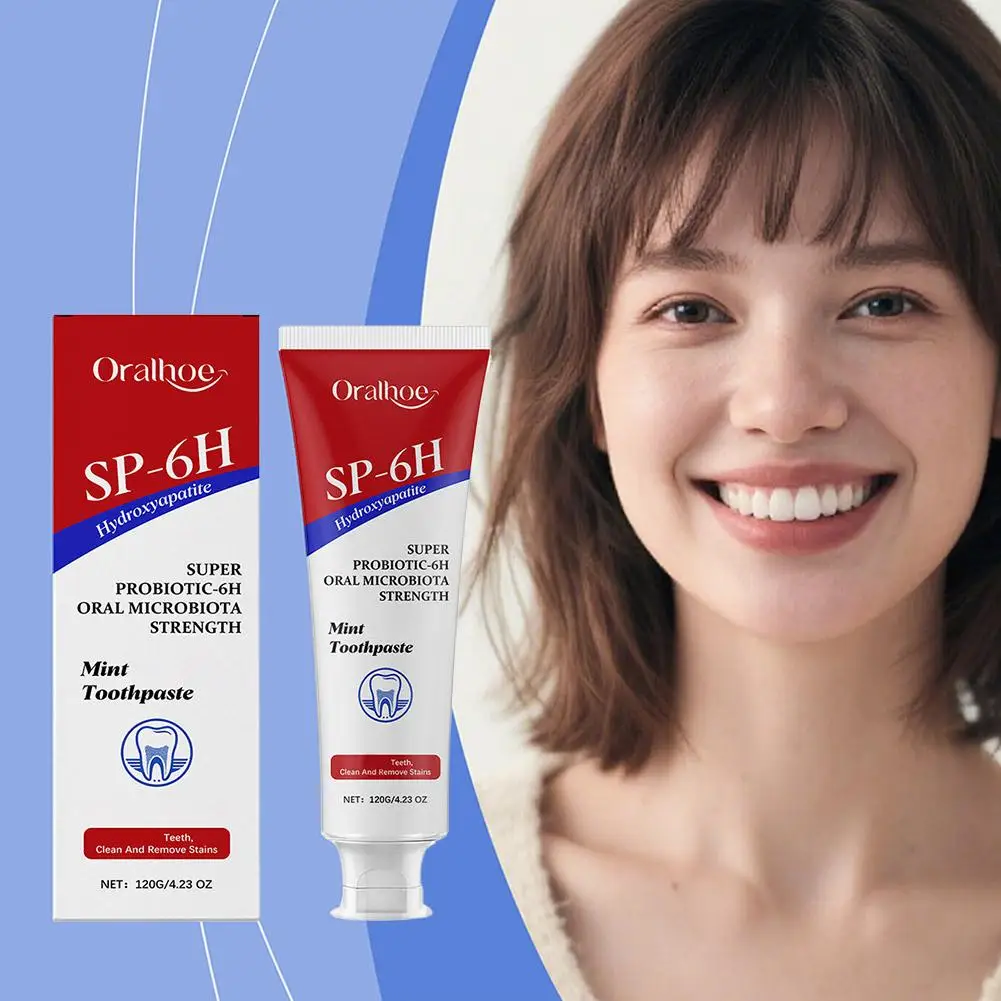 

Зубная паста Мятная для свежего дыхания — мятная свежая формула для нежной очистки и белых зубов, ежедневная гигиена полости рта, Co I8F4