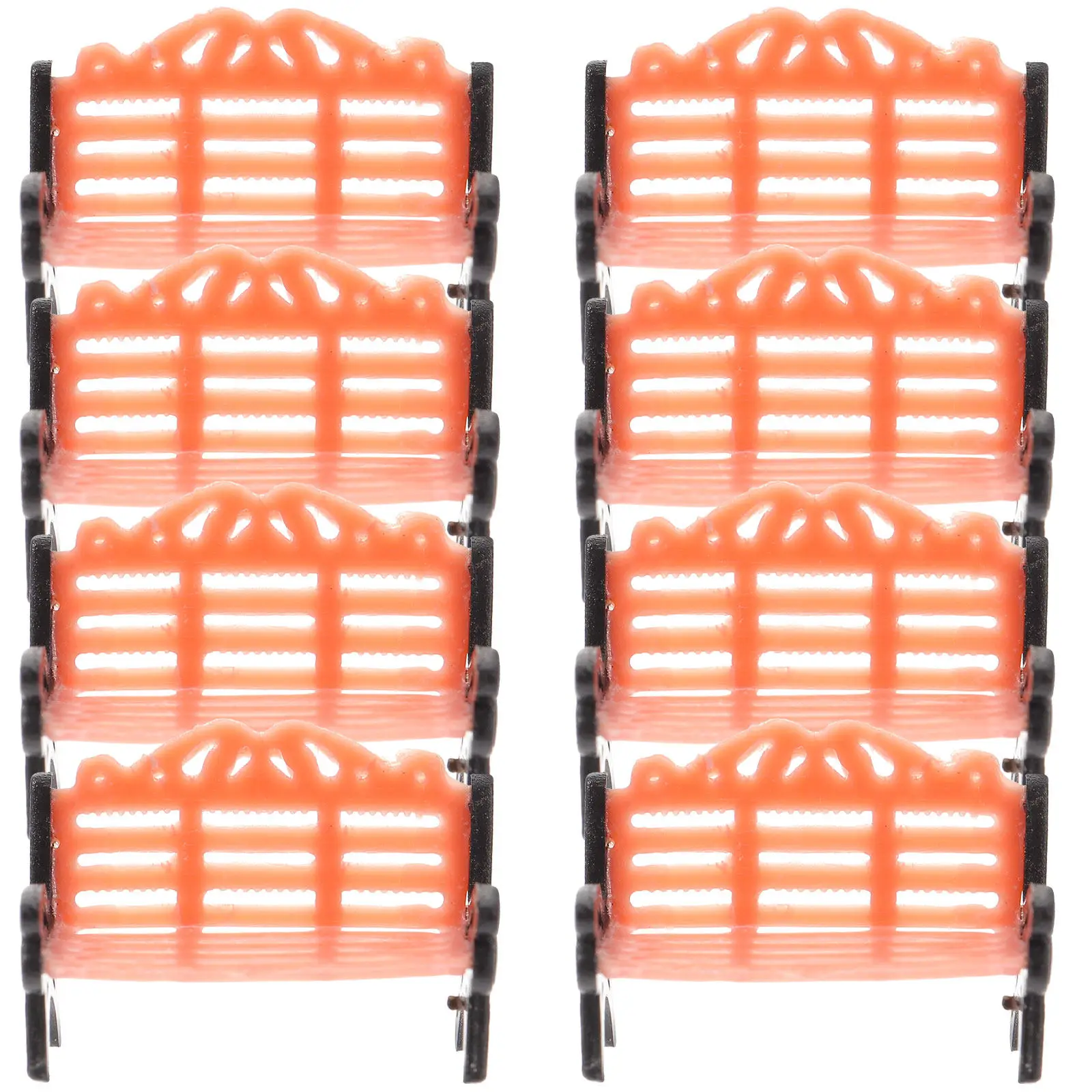 10Pcs Premium Miniature Park Bench Ornament for Dollhouse Decoration Mini House Furniture Garden Scene Landscape Decor Fairy