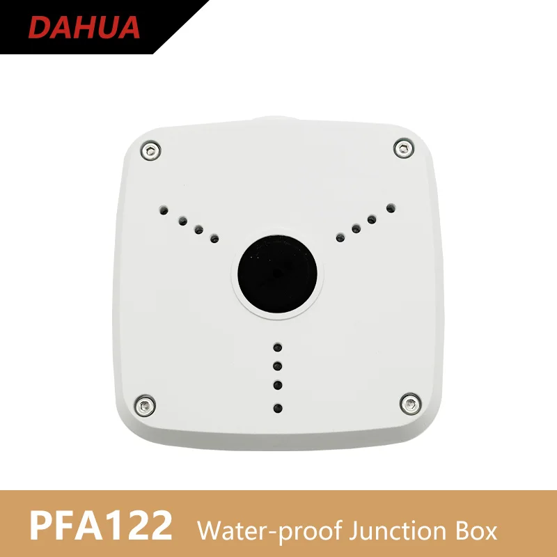

Dahua Water-proof Junction Box PFA122 Built of Aluminum Alloy CCTV IP Camera Bracket for Dahua Bullet Turret Dome Camera