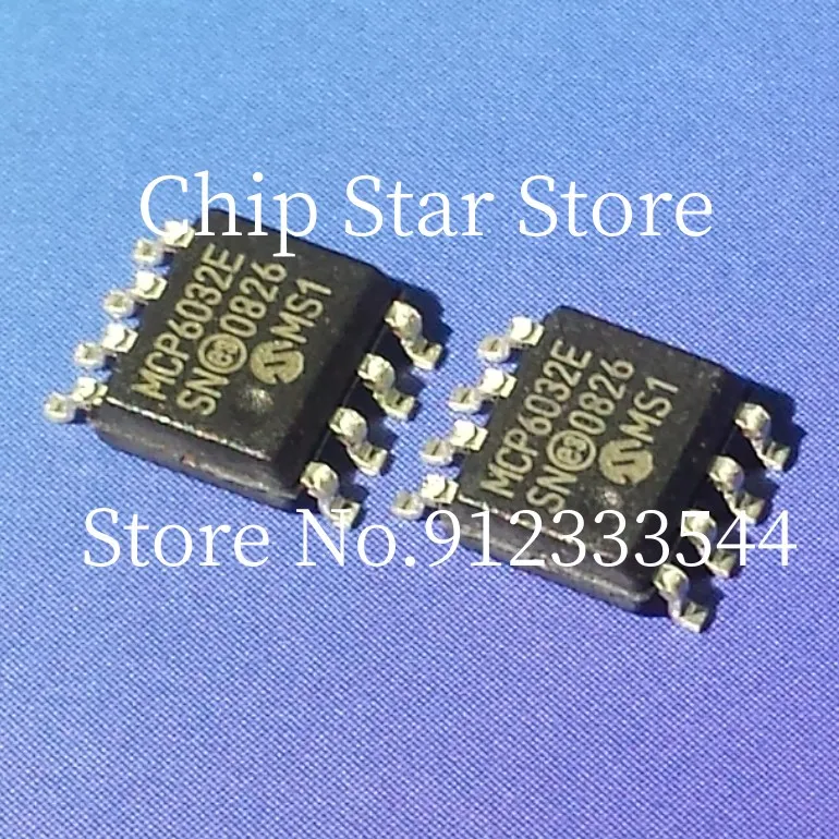 5-100pcs  MCP6032-E/SN  MCP6032T-E/SN  MCP6032  SOIC8  Operational amplifier  100%New And Original