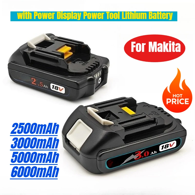 

For Makita 18V 8000mAh with Power Display Power Tool Lithium Battery