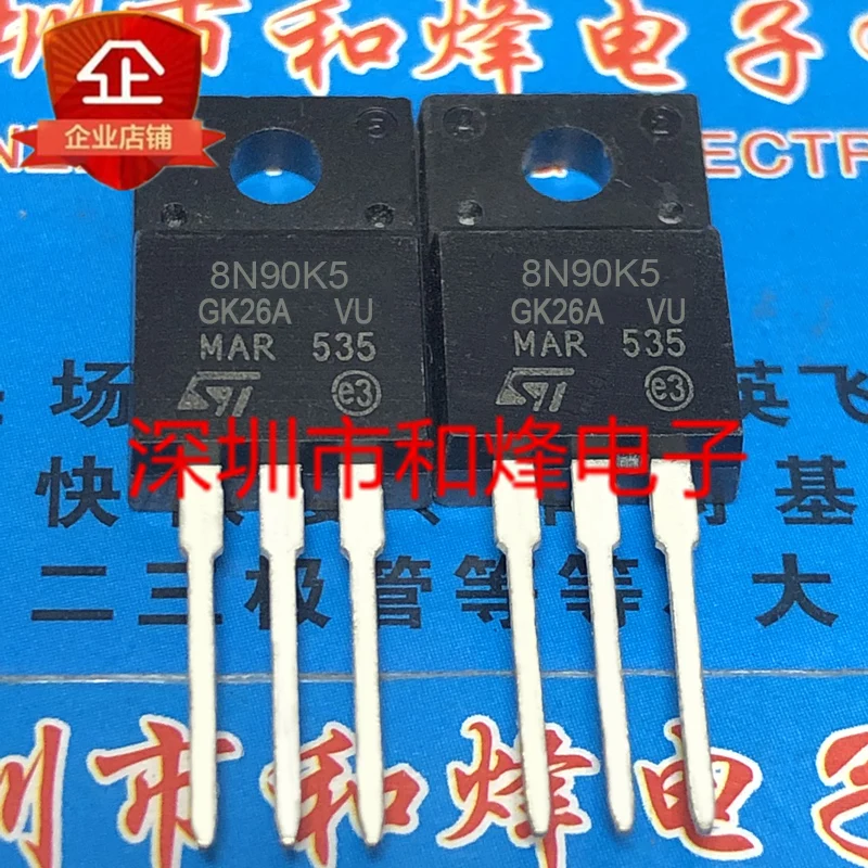 

30pcs original new 8N90K5 STF8N90K5 STP8N90K5 FET 8A 900V