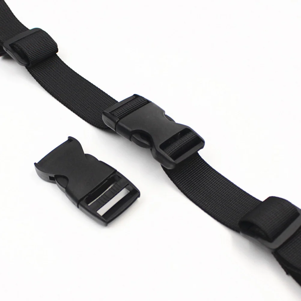 No-Slip Backpack Shoulder Strap Lightweight Quick Release Buckle Adjustable Fit for All Sizes Black School Bag No-Slip Belt