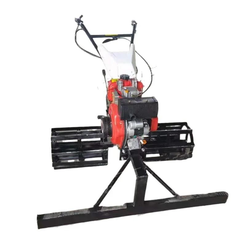Hand Push Concrete Paver, Industrial Plant Pavement Paving Machine, Portable Engineering Pavement Paving Machine