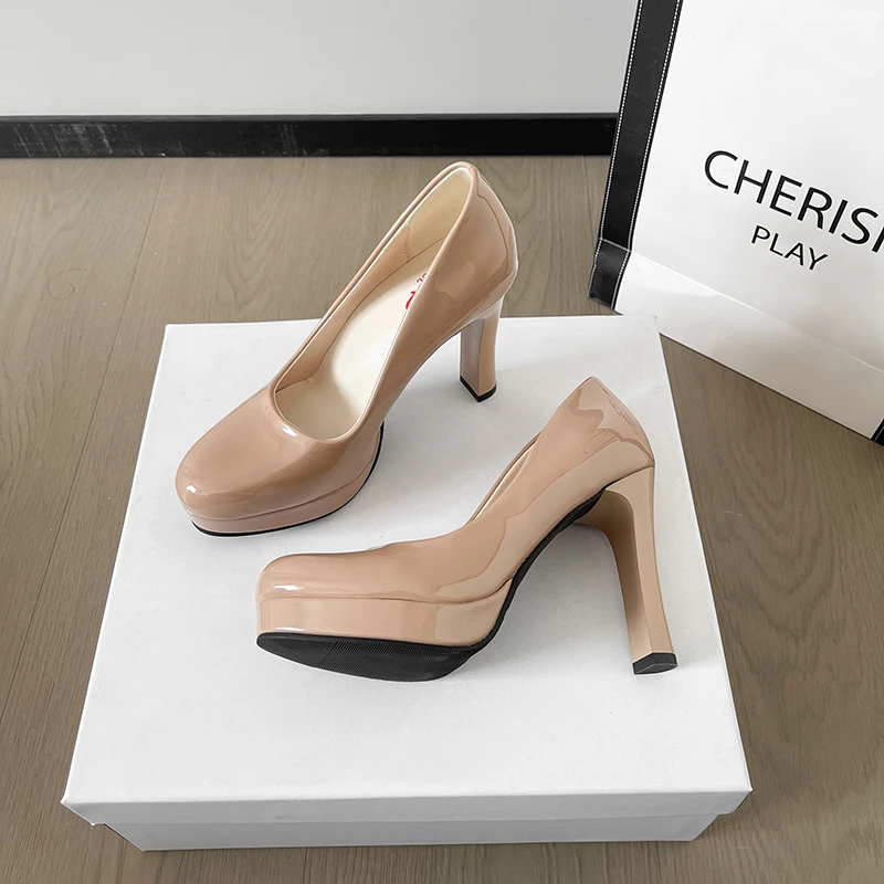

Sexy Ponited Toes Fashion Office Party Work Shoe Women Black Pumps Spring Casual Shoes Female High Heels White/red Weding Shoes