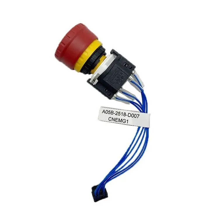 1PC NEW FIT FOR A05B-2518-D007 FANUC 2518 Teach Pendant E-Stop With Cable