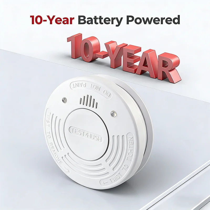 CCEsafety SA11 10 سنوات كاشف الدخان الكهروضوئي حساسات الدخان CE EN14604 معتمد CR123A بطارية LED مؤشر أمن الوطن #3