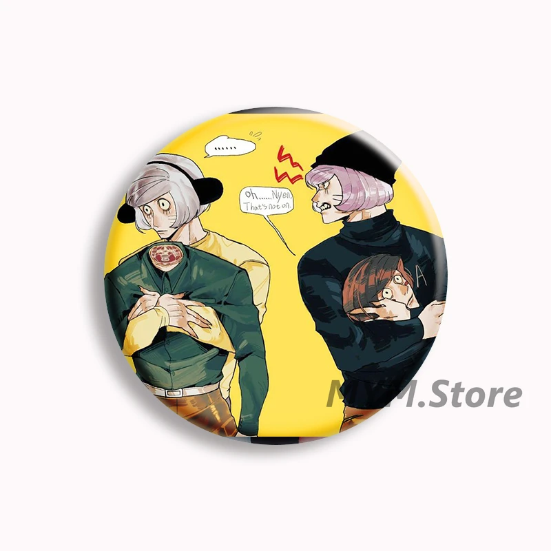 Anime Randal's Friends Ranfren Soft Button Pin Luther Nyen Nyon