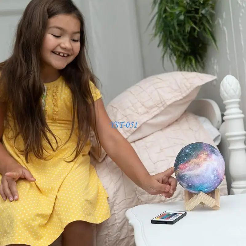 E15A PLA Wiederaufladbare Nachttischlampen, perfektes Geburtstags-Weihnachtsgeschenk für Kinder