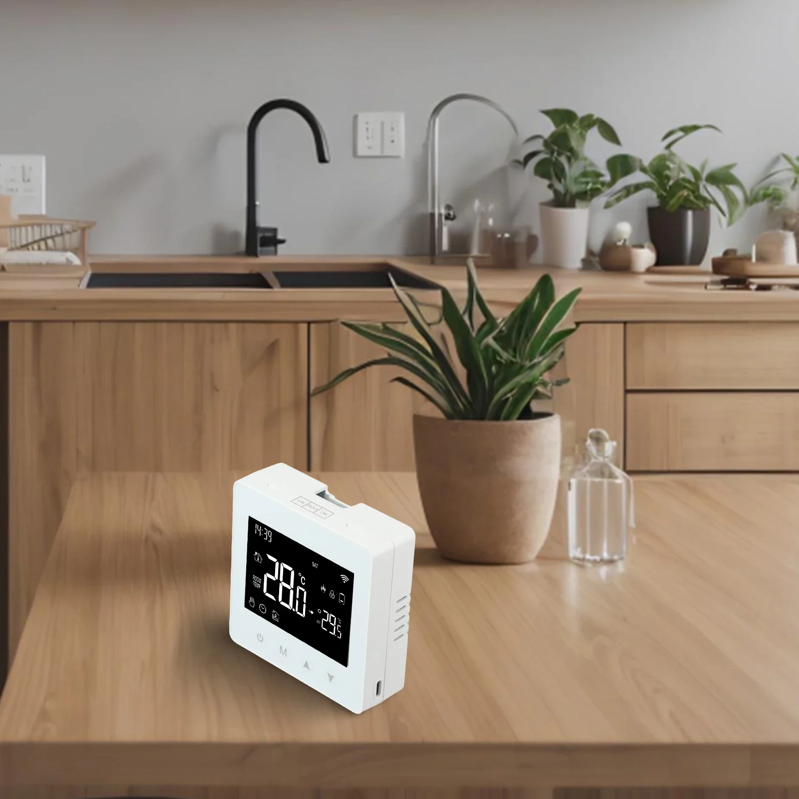 

For Tuya WiFi For Zigbee Thermostat Smart Home Battery Powered Temperature Controllers For Gas Boiler For Alexa Google-