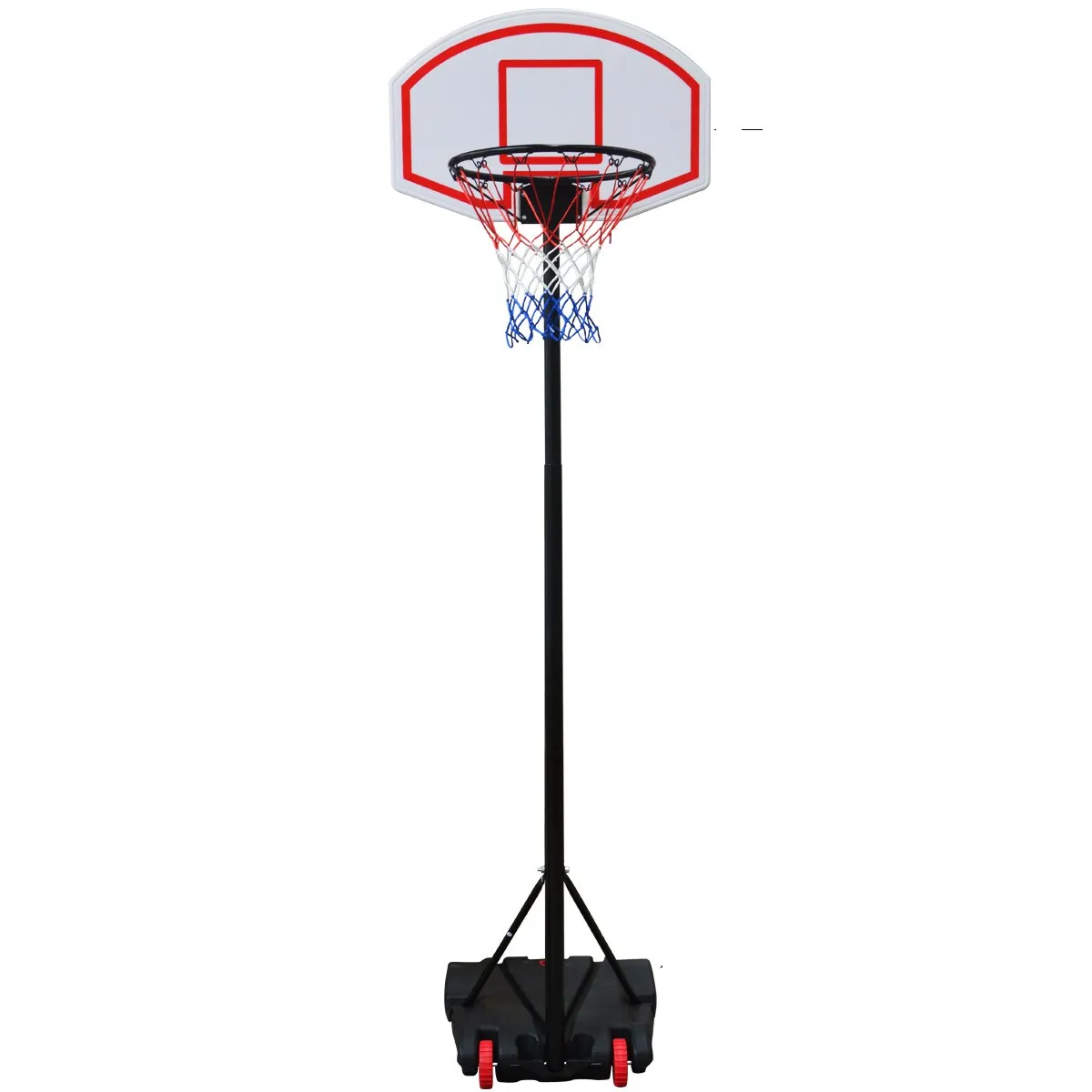 Basketball Großhandel Outdoor Höhenverstellbarer Basketballkorbständer Indoor Tragbarer Basketballständer für Kinder Teenager