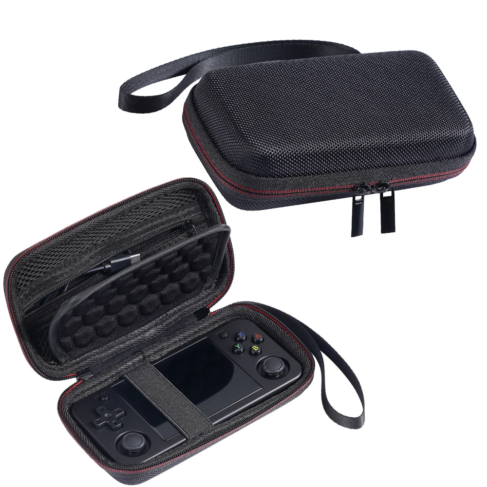

Carrying Case for ANBERNIC RG35XX H Retro Shockproof Storage Bag Portable Travel Case Handbag Anti-Collision Game Console Bag