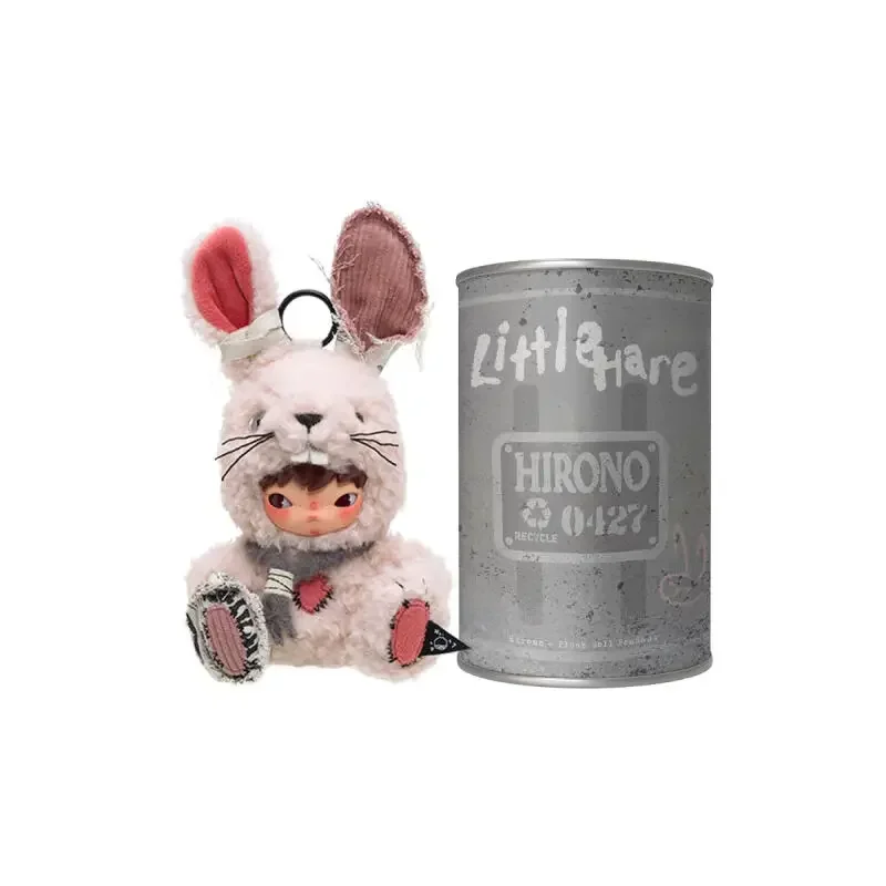 

POP MART Hirono Little Hare Plush Doll Pendant Mystery Blind Box Series Home Decor Ornament Figurines Guess Toys Bag Accessory