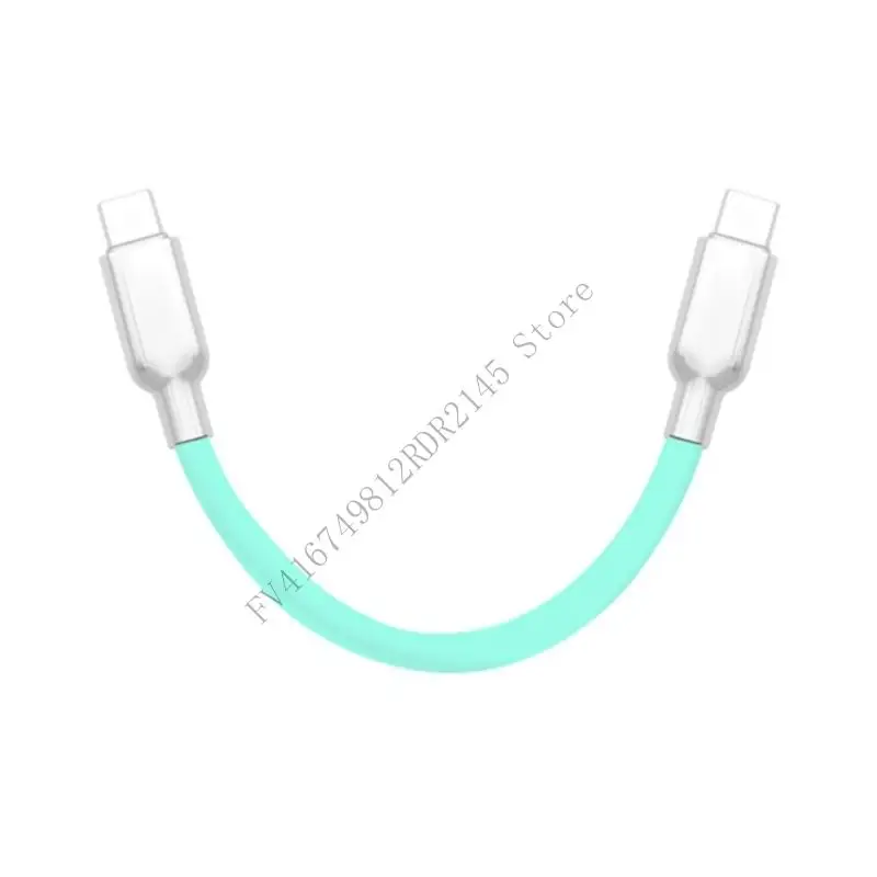 B2EF USB C USB C Cable Recto Tipo C Cable cargador 240W Línea alambre carga rápida para tabletas Teléfonos Multi