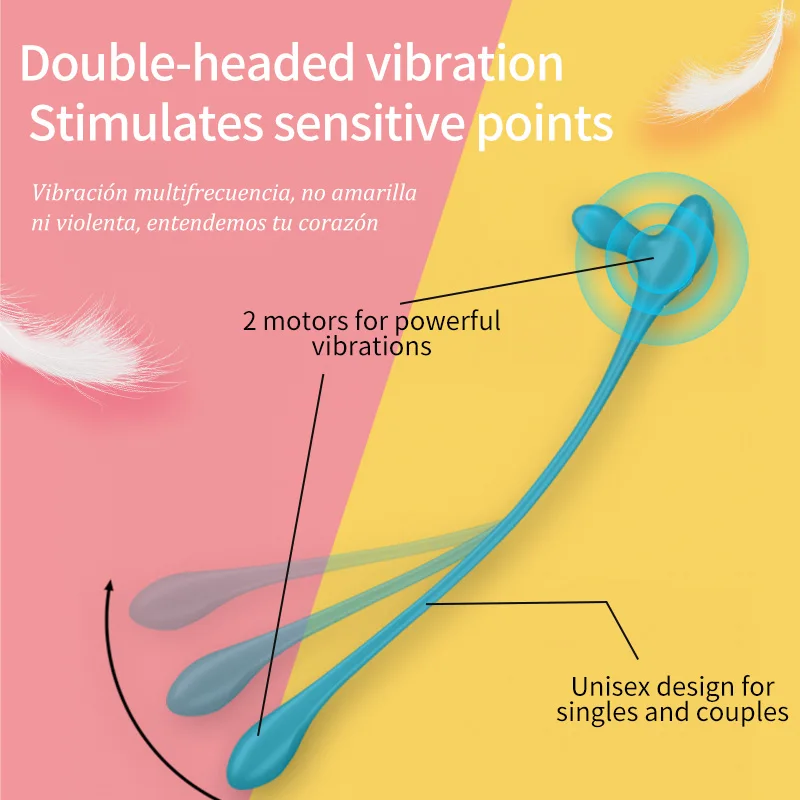 satisfyer 2 in 1 Multifunctional Couple Sex Toys Anal Butt Plug Vibrator Delayed Ejaculation Cock Ring Female Clit Vibrator