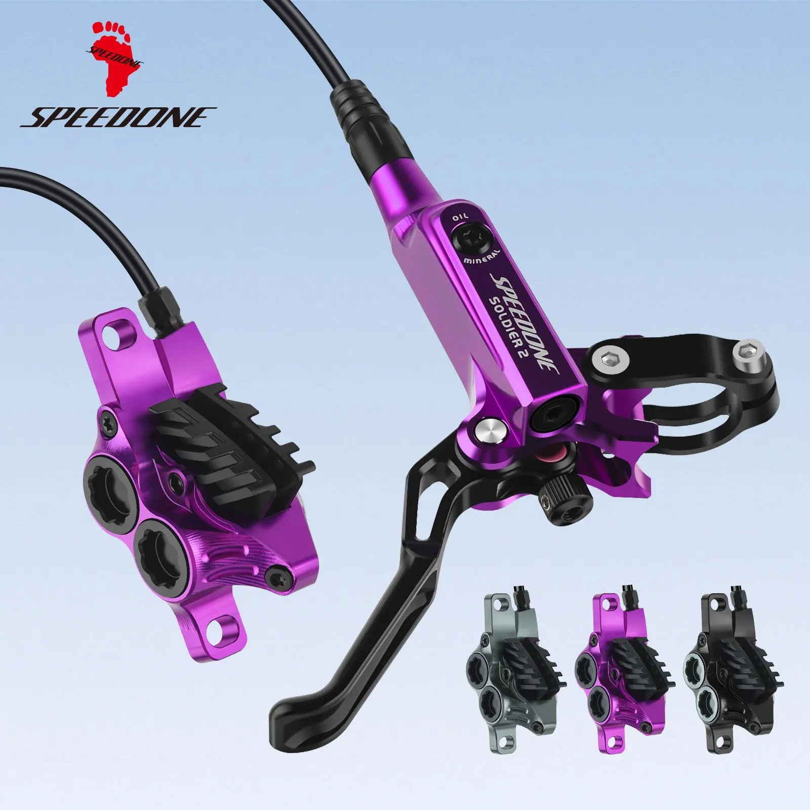 

4-поршневой гидравлический тормозной суппорт для горного велосипеда 800/1550 мм BMX Cruiser MTB масляная схема велосипедные передние и задние тормоза