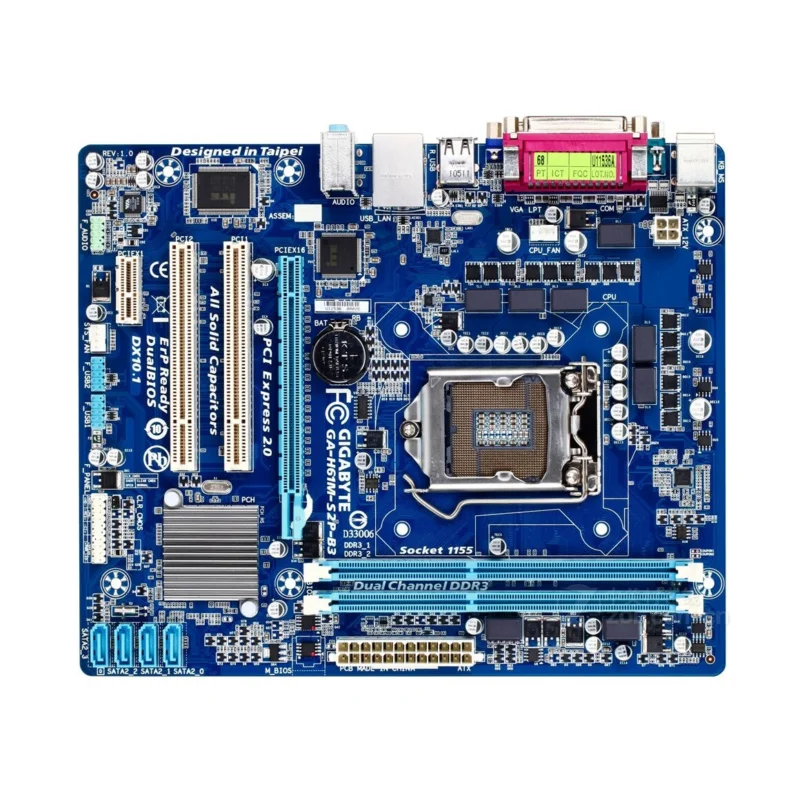 For Gigabyte GA-H61M-S2P-B3 1155-pin motherboard integrated small board dual PCI