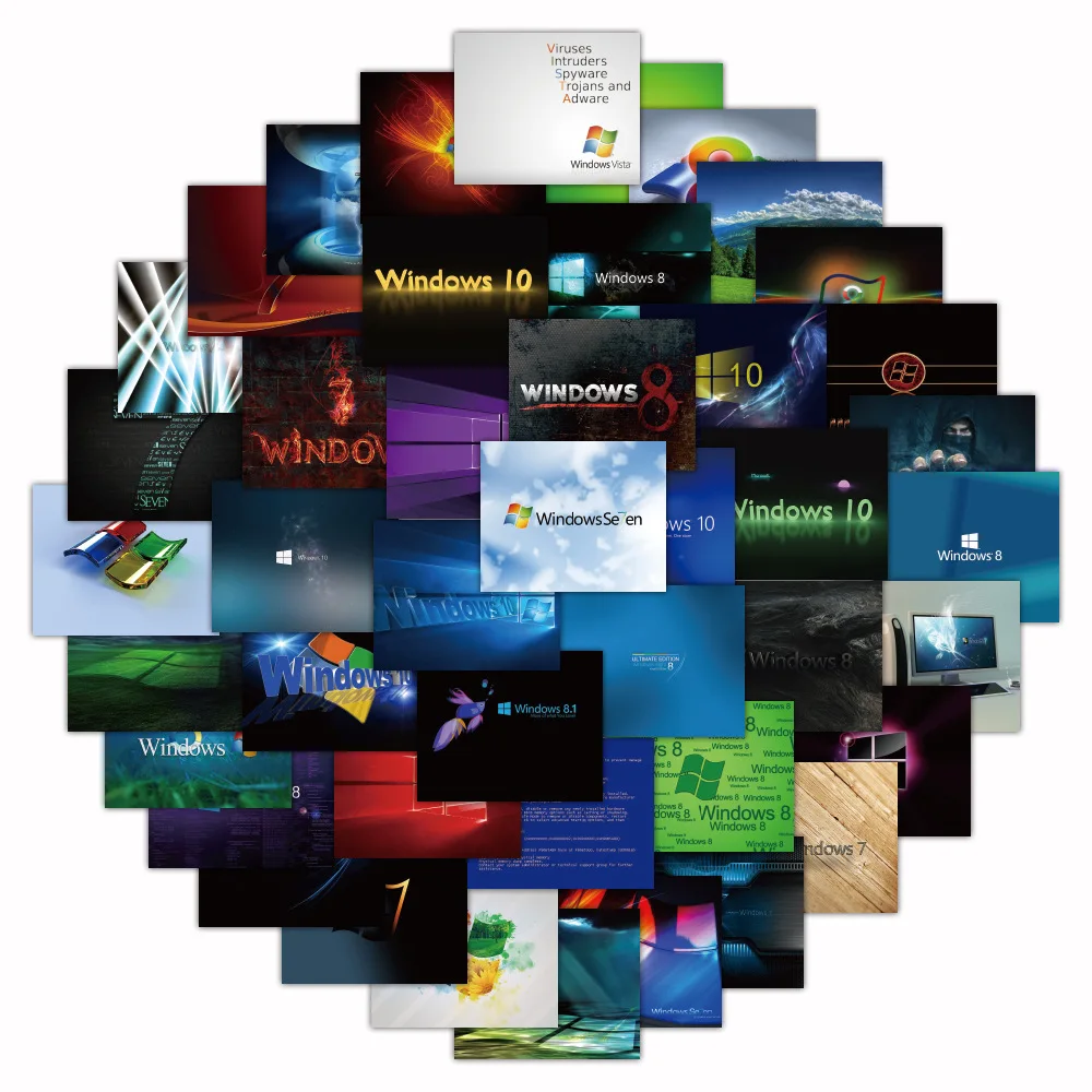 10/52 шт. интернет-Java JS Php Html облачный Docker язык программирования биткоина логотип приложения крутые наклейки для ноутбука автомобиля DIY наклейки