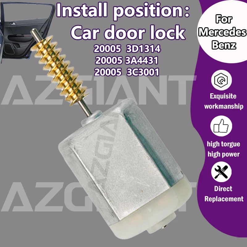 20005 3D1314/3A4431/3C3001 Car Central Door Lock Motor For Mercedes Benz ML-Class W163 ML320 ML430 ML500/SLK R170 SLK230 SLK320