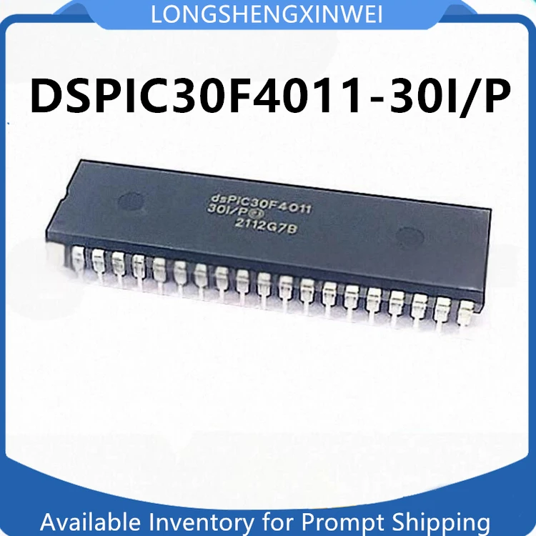 1PCS DSPIC30F4011 DSPIC30F4011-30I/P Direct Insertion DIP-40 Original 16 Bit Microcontroller Flash IC