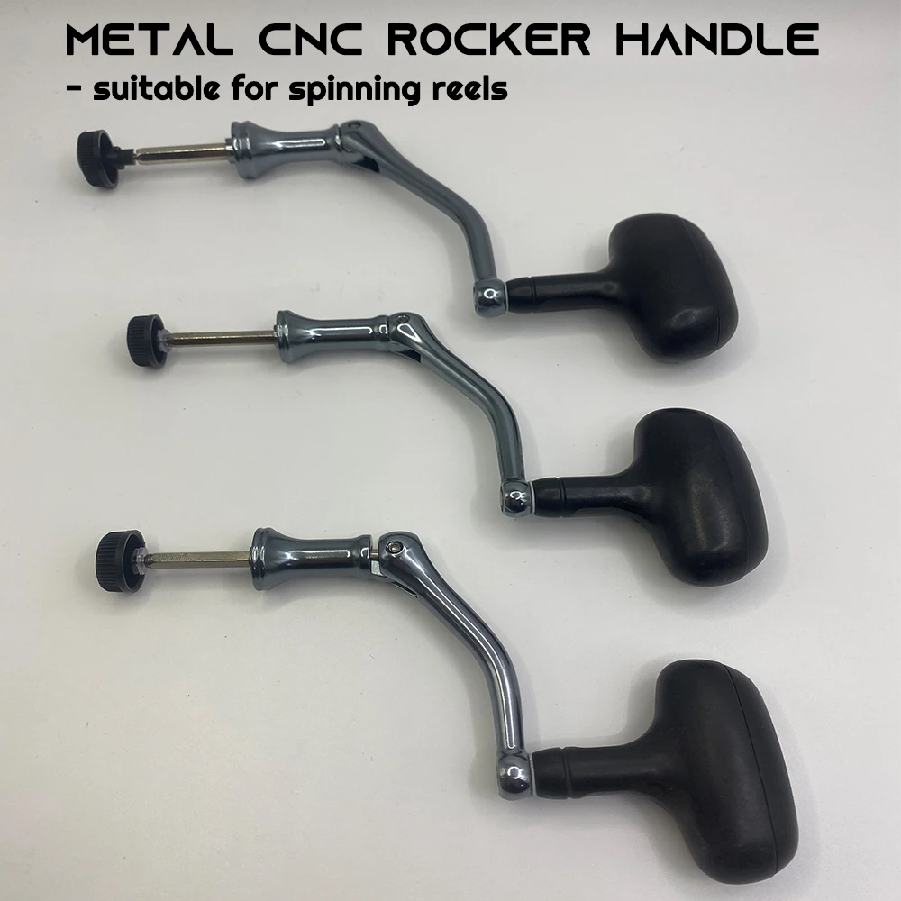 1 Stück CNC-Metall-Angelrollengriff, Ersatzgriff für Spinnrollen, langlebiges Zubehör, 3 Größen erhältlich – Detail 5