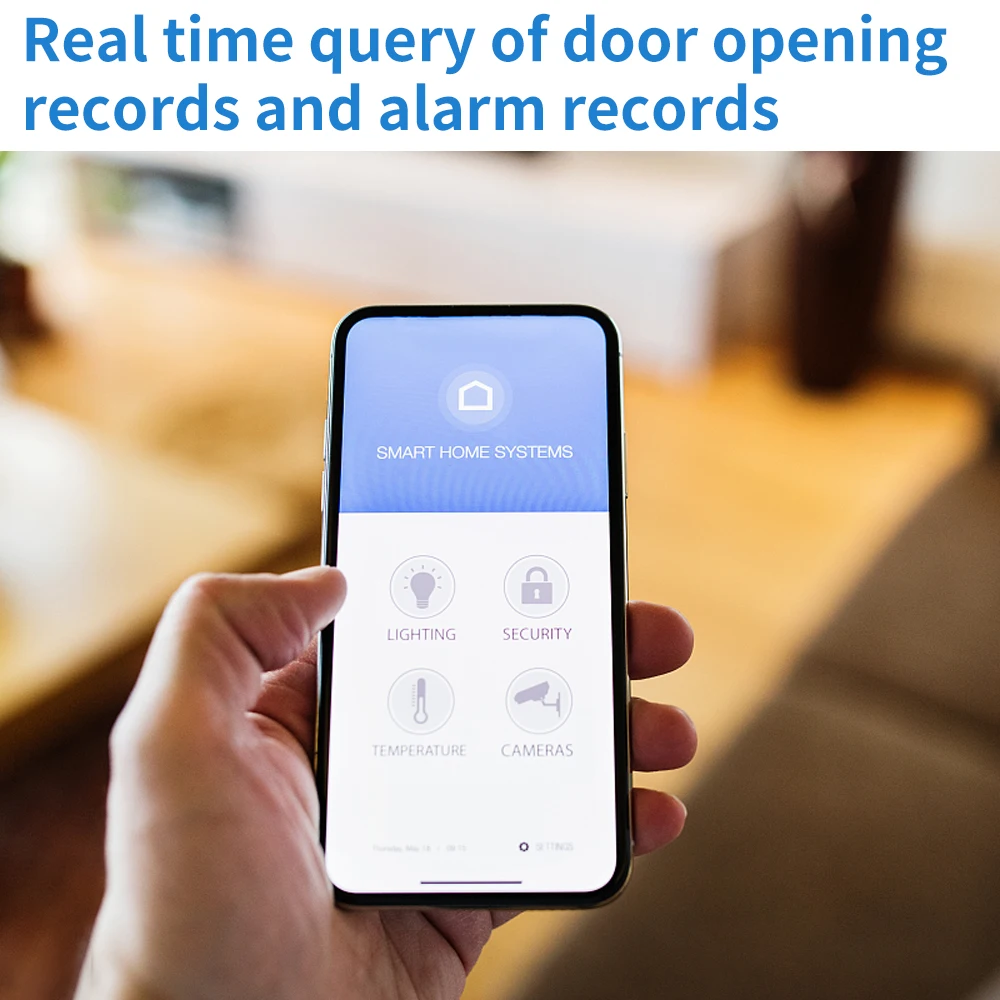 Tuya Smart WiFi Video Doorbell Biometric Fingerprint Access Control 1080P & IP65 Apartment Intercom for Home Security Automation