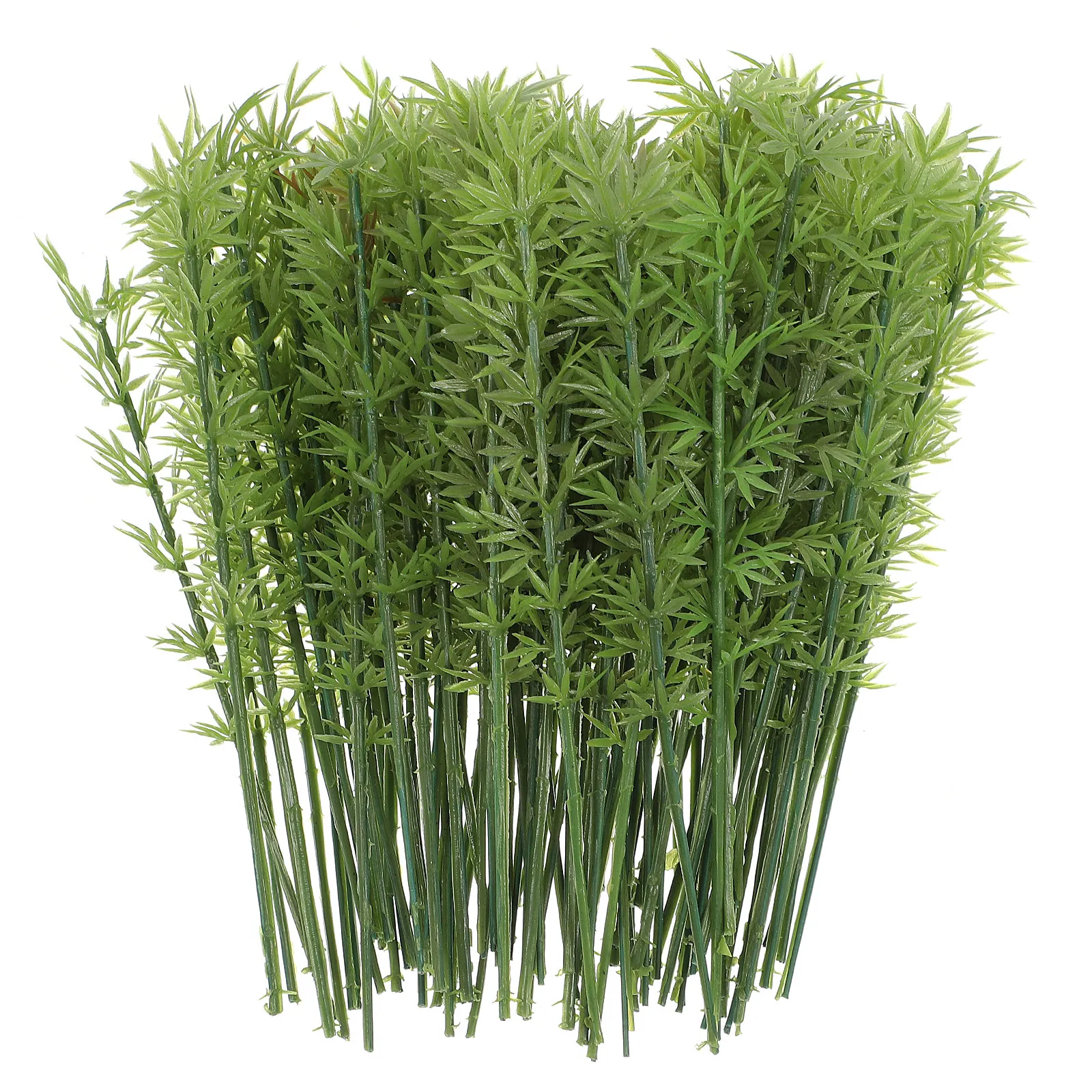 100Pcs Plastic Bamboo Trees 1:75 Scale for Architectural Landscape Park Scenery Decoration Green Model Trees Green Model Tree