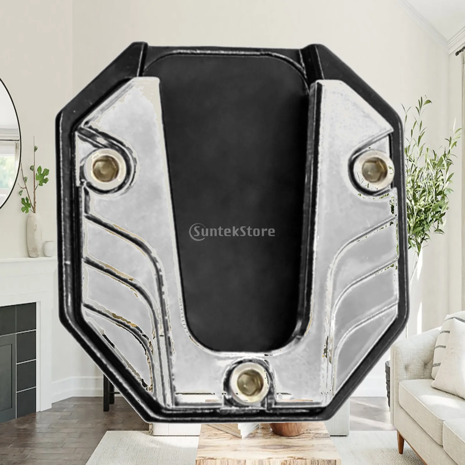 Generic Motorcycle Kickstand Pad Universal Replacement Parking Accessory Plate Sturdy Motorcycle Side Stand Plate Pad