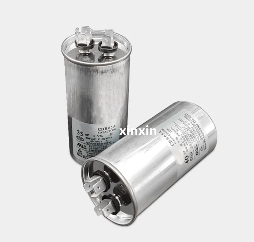 AC Motor Capacitor Air Conditioner Compressor Start Capacitor CBB65 450VAC 20uF 25uF 30uF 35uF 40uF 45uF 50uF 60uF 70uF