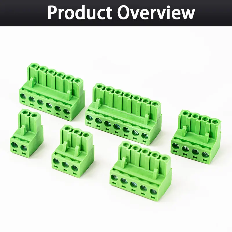 나사 없는 플러그인 5.0mm 그린 터미널 2-16P | V0 PA66 난연성 | 패널 & 전원 시스템 | 니켈-구리 접점