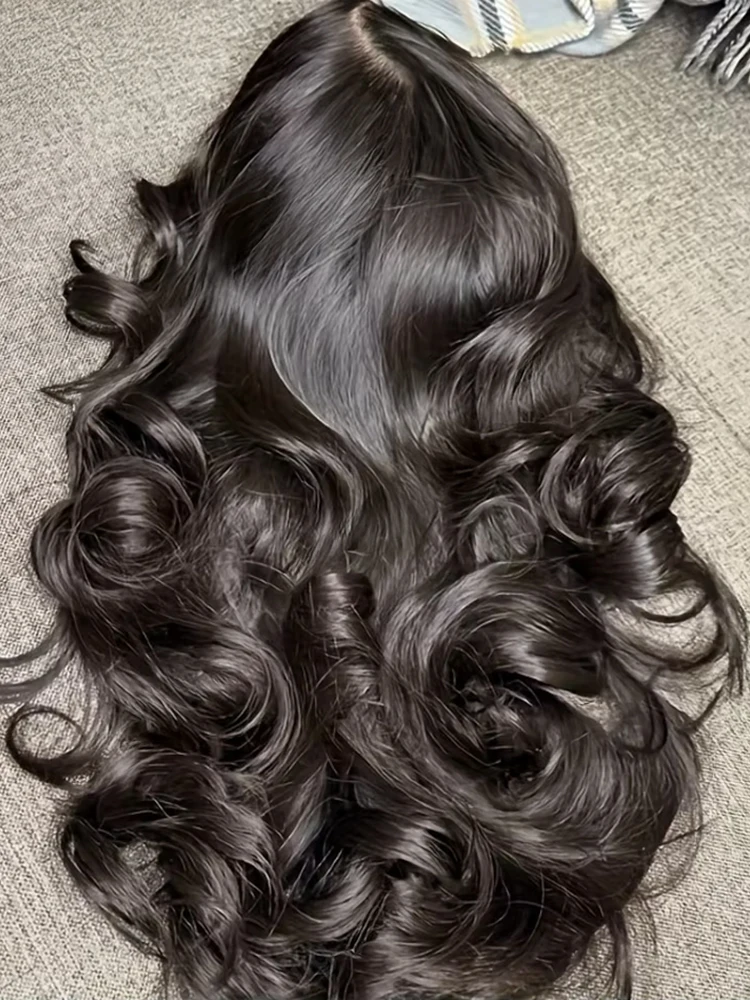 

13x4 Парики из натуральных волос на кружеве Бразильские 40 46 дюймов Объемная волна 13x6 HD Парик фронтальной части шнурка 300 Плотность 360 Полные парики шнурка для женщин