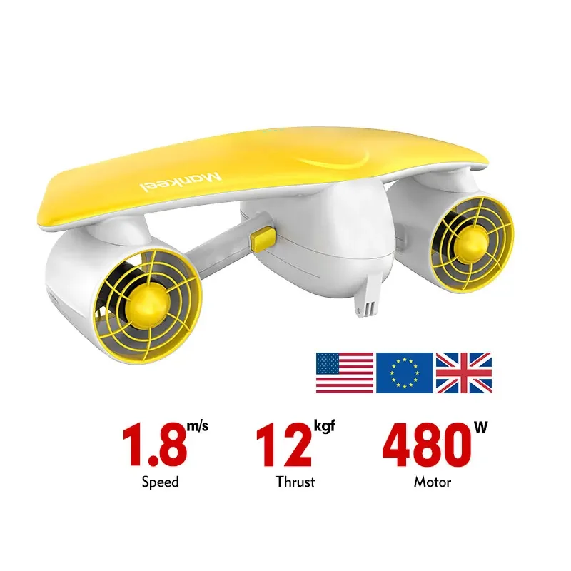 Mankeel W7 Eu US Warehouse Electric Diving Water Fast Speed Underwater Sea Scooter Handheld Underwater Thruster Brushless Motor