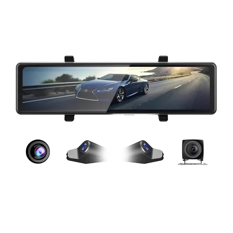 

Car front and rear dual recording driving recorder 360 degree panorama