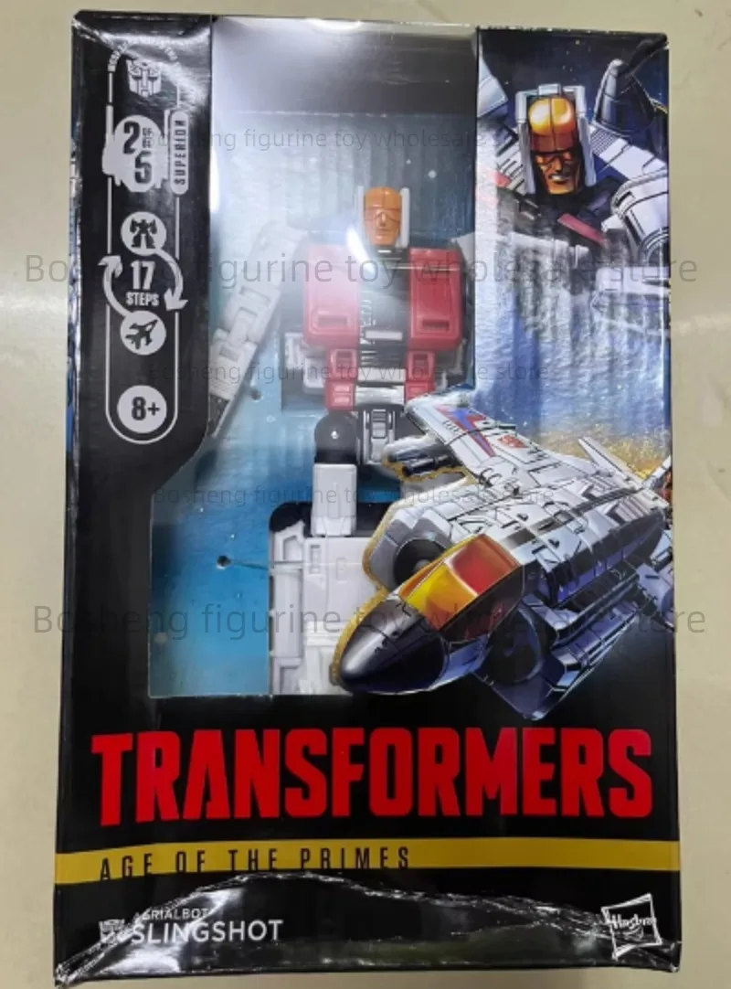 

В наличии Hasbro Transformed Toys Лидер серии SlIngshot Deformation Робот фигурка модель украшения коллекция игрушек