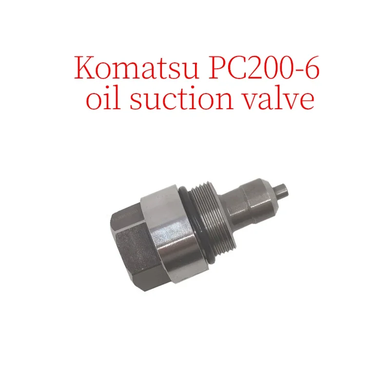 

Excavator Accessories Construction Machinery Parts Suitable for Komatsu PC200-6 Oil Suction Valve (Length: 61mm, Thread: 27mm)