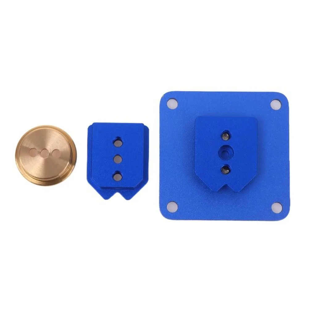 Quick Release Tool Belt Buckle Set Brass Round & Aluminum Square Compatible With For Tajima Belts Hardware Accessories