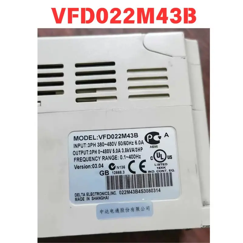 

Used inverter VFD022M43B Functional test OK Fast Shipping