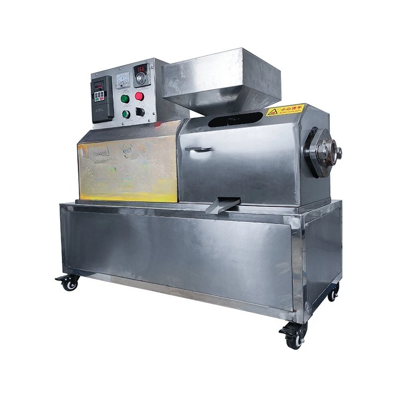 Vertical household peanut press Automatic spiral commercial raw pressed rapeseed press
