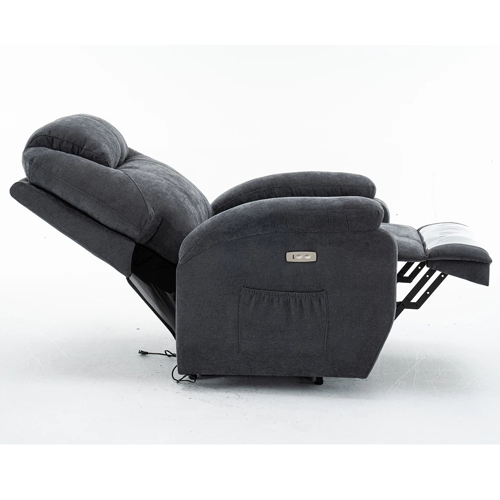 جديد مقعد واحد الترفيه غرفة المعيشة غرفة نوم الكتان النسيج الاسترخاء التحكم الكهربائي الذكية صالة كرسي رفع كرسي ElderSofa #4