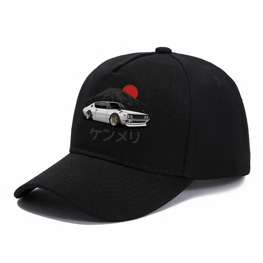 GTR Graphic Baseball Cap Car GTR Skyline Japanese Cars Nissans Nissanes Hip Hop Boy Hats Sun Caps Outdoor Travel Kids Hats