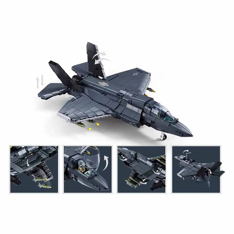 NEW Sluban M3A3S Infantry Armored Vehicle Abrams Tank Building Blocks Classic Military Games Red Alert Model WW2 Bricks Toy Gift
