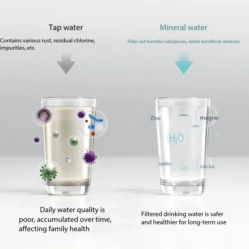 Household Kitchen Ultrafiltration Water Purifier System Direct Drinking Mineral Filter Tap Faucet Cleaner for Home Use Safe