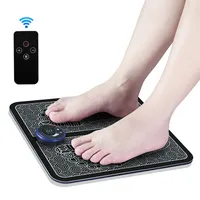 Electric EMS Foot Massager Pad Electrical Muscle Stimulation Foot Massager USB Charging Portable Feet Acupoints Massage Mat