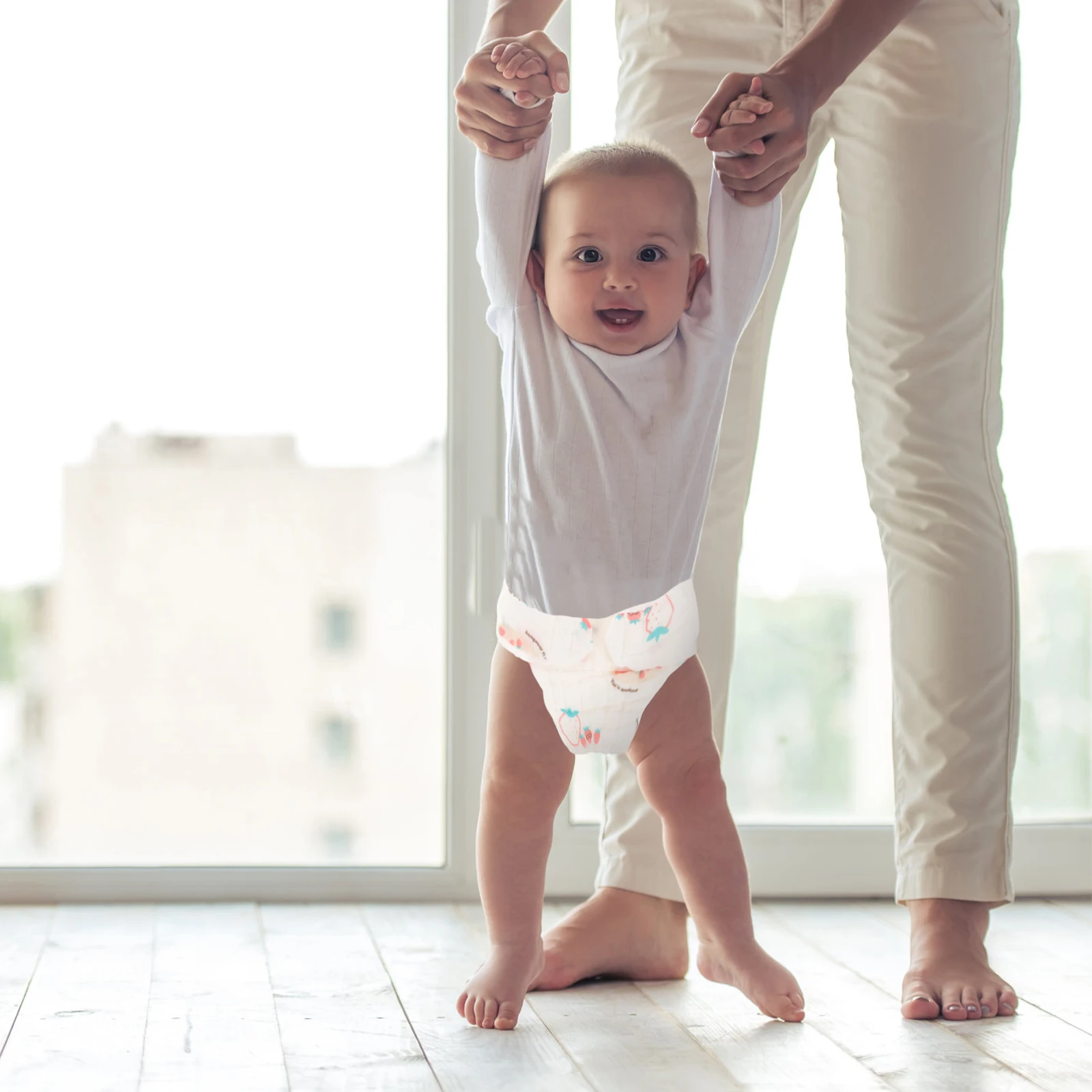 

2 pcs Diapers Washable Reusable Baby Diaper Pants for Infant Girl Newborn Pure Cotton Soft Comfortable Portable Travel Outing