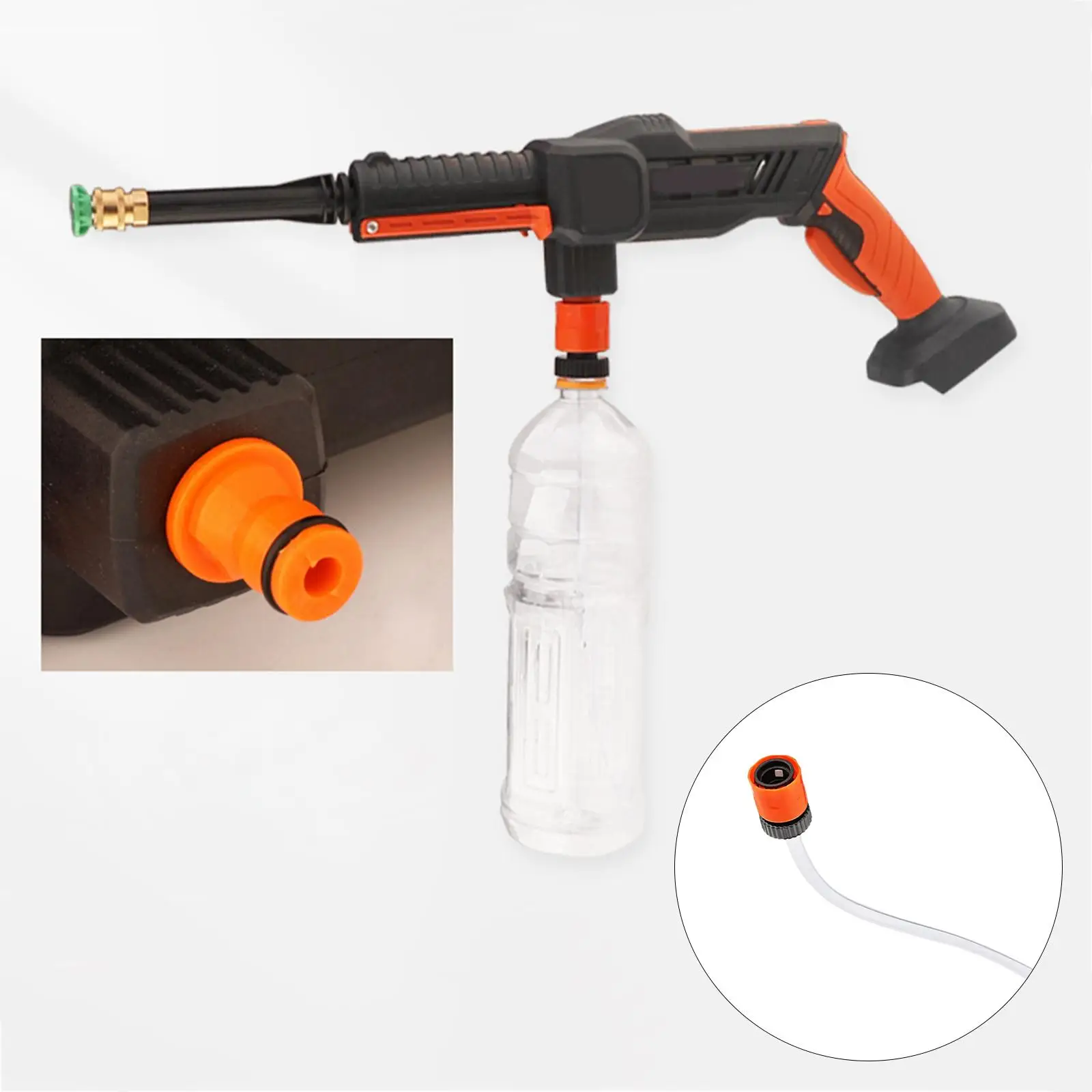 Multipurpose Pressure Washer Hose Premium Adapter Leakproof for Cleaning Machines Coke Bottle Parts Foam Accessories Fitments