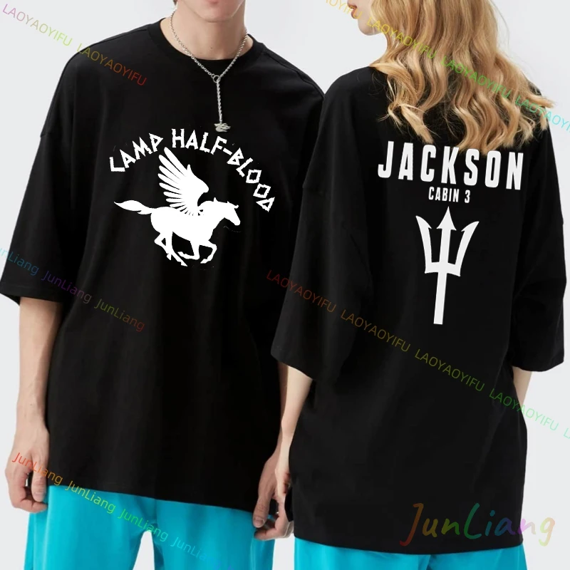 

Camp Half Blood T Shirts Training Camp Game Tshirt Gift Percy Jackson Shirt Unisex Men's Cotton T-shirt Y2k Vintage Top Clothing