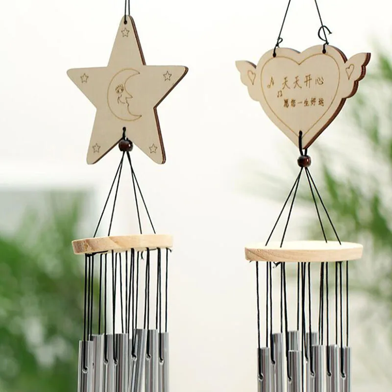 Antique Resonant 8 Tubes Wind Chime Bells Hanging Living Bed Home Decor Gift Car Outdoor Yard Garden Deco Wind Chimes