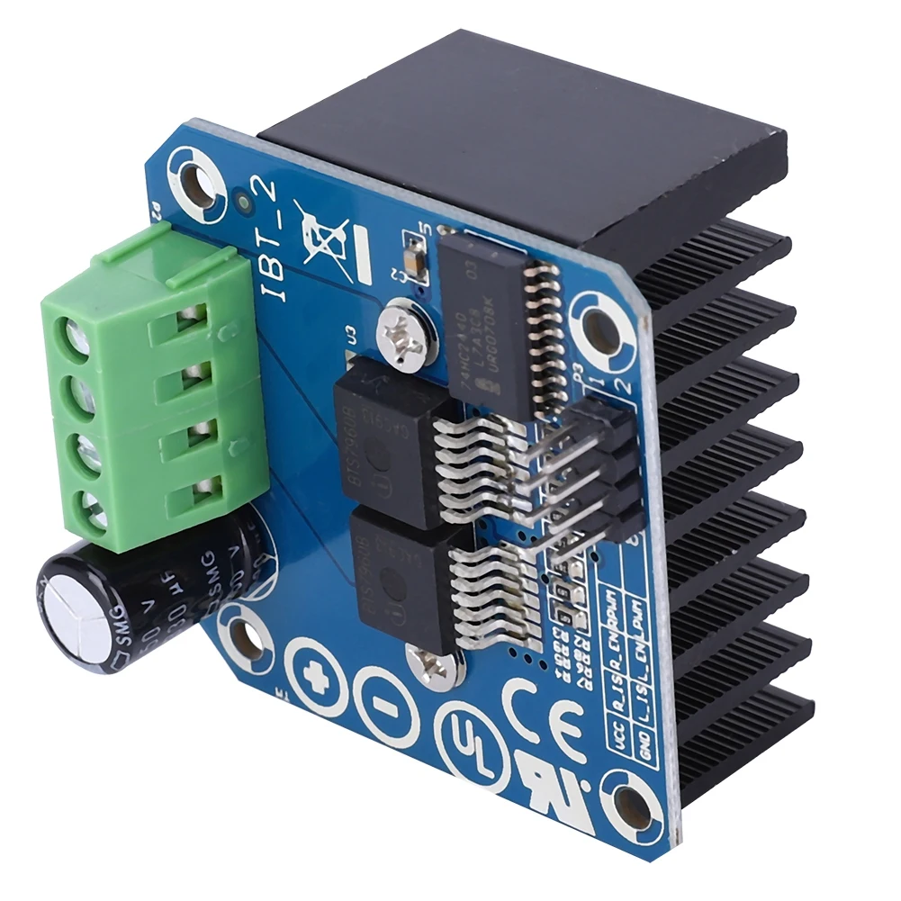BTS7960 43A Motor Driver Motor Drive Module High-Power Driver for Smart Car BTS7960 43A Electric Components Motor Drive Module